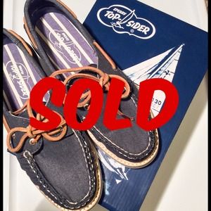 ❌SOLD❌ Sperry Top-Siders in Grayson Canvas