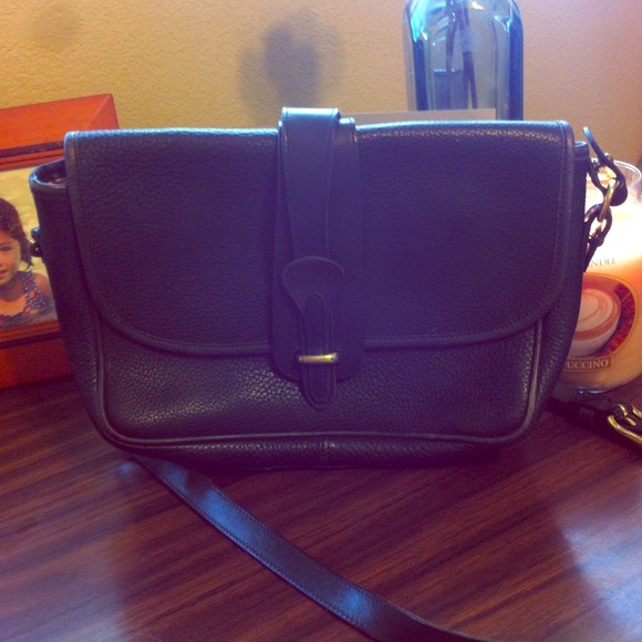 Dark Blue & Brown Dooney and Bourke Cross Body