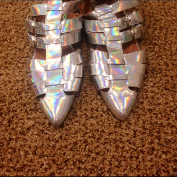Jeffery campbell metallic sandal and pump