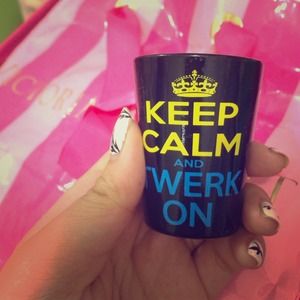 Keep Calm & Twerk On Shot Glass