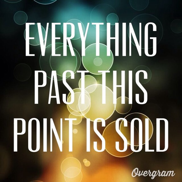 Everything beyond this point is sold - Picture 1 of 1