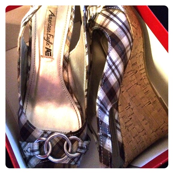 American Eagle Wedges size 8.5 $30 obo worn once