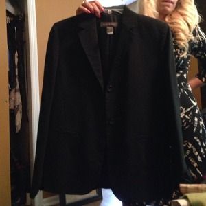 Black Banana Republic suit top