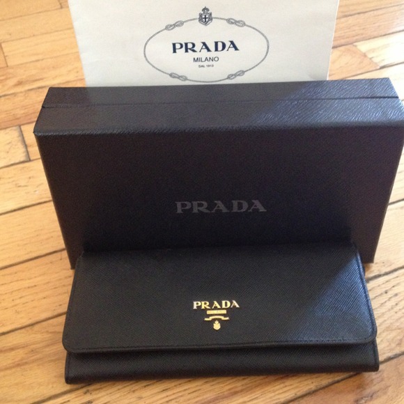 This is a authentic Prada wallet.