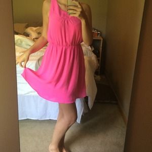 Hot pink h&m dress!