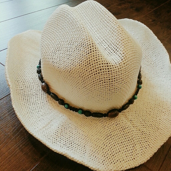 Accessories - *SOLD* White Cowboy Hat NWOT