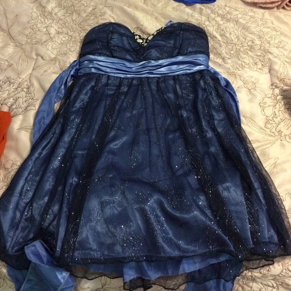 Blue homecomming dress
