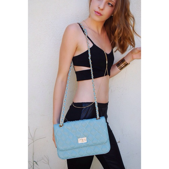 Baby Blue Coco Purse