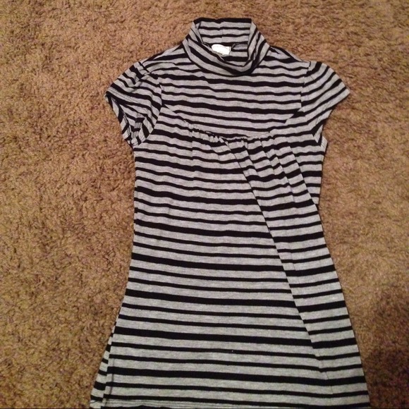 Cute striped turtleneck shirt