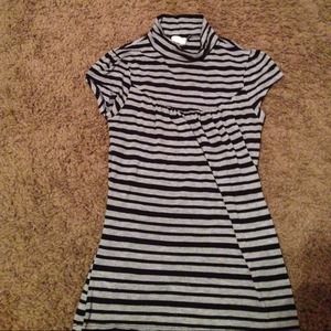 Cute striped turtleneck shirt