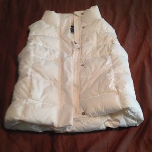 White Puffy Vest