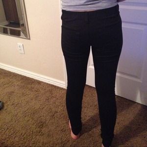 Stretchy black jeans