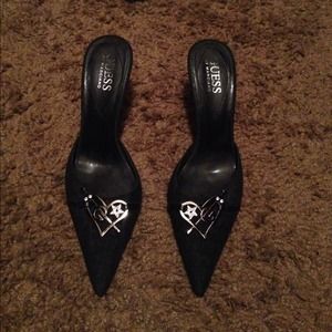 Guess backless high heels