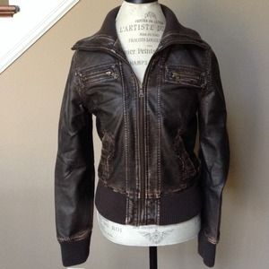 a.n.a Faux Leather Jacket