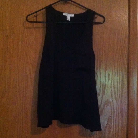 Black shiny tank