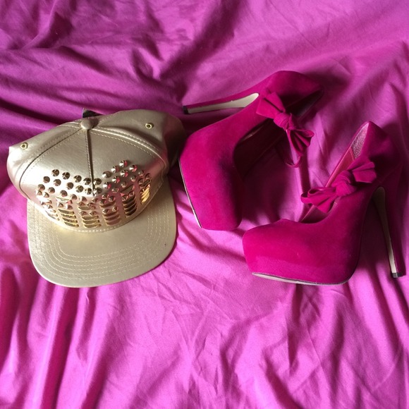 Love culture heels and nicki minaj hat bundle