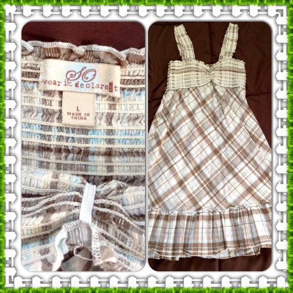 Plaid sundress
