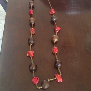 Wood necklace