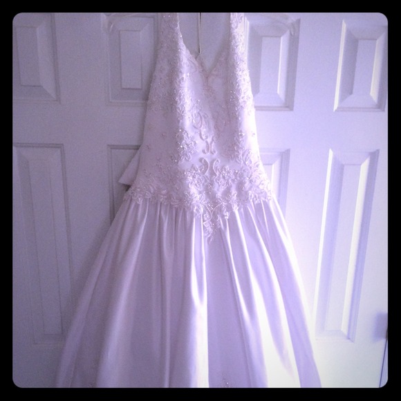 Cathedral wedding gown