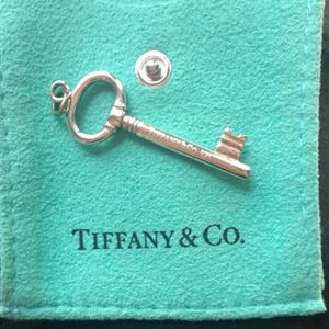 Authentic Tiffany & Co. Key Pendant