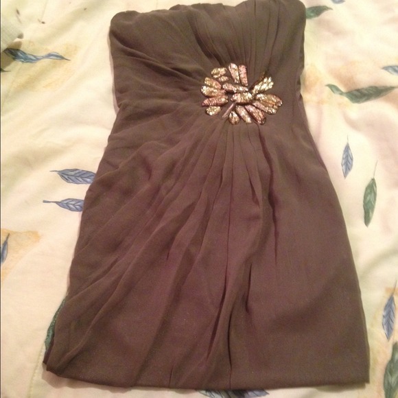 ❌SOLD❌Cute brown mini dress