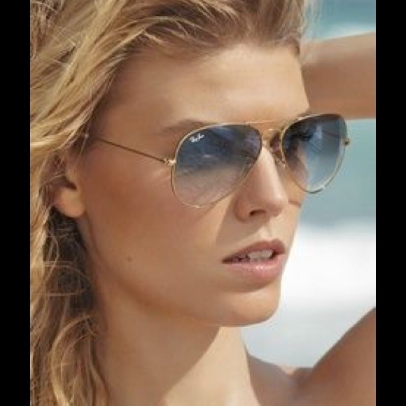 Ray-Ban Accessories - UNISEX LARGE AVIATOR METAL SUNGLASSES