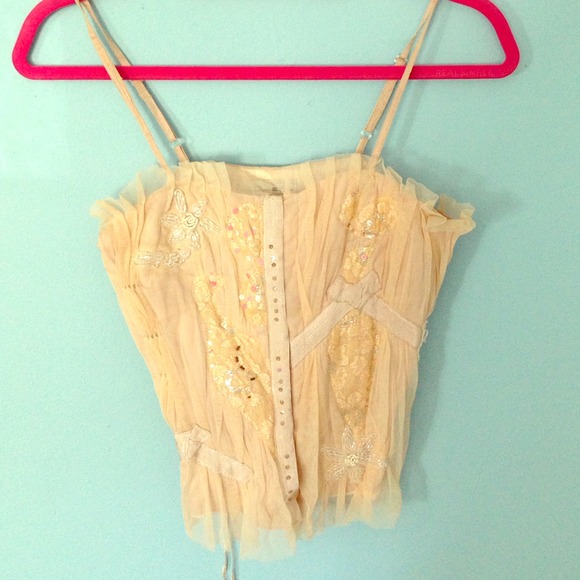 Beautiful princess corset with beading