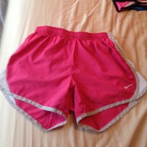 Pink nike tempo shorts