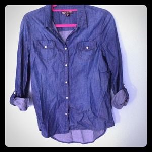 denim button down