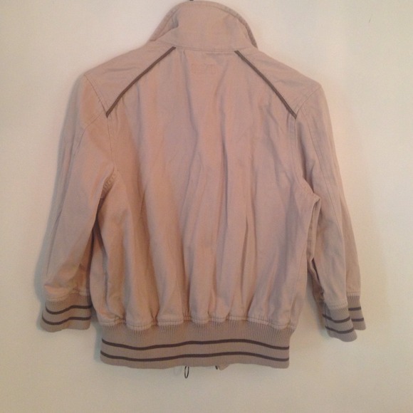 Beige Moto Jacket - Picture 3 of 4
