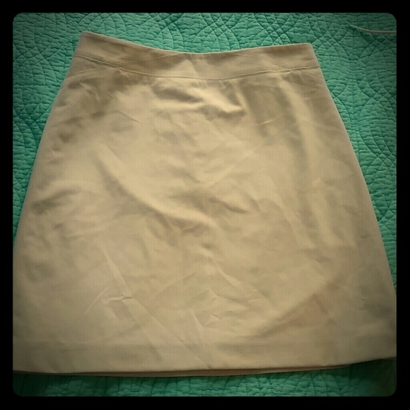 Khaki A-line Skirt