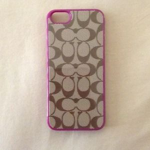 AUTHENTIC COACH CASE iPHONE 5/5s 💜💜