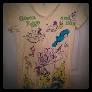 Dr. Seuss light yellow shirt