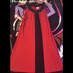 "Silky" polyester knee length dress!