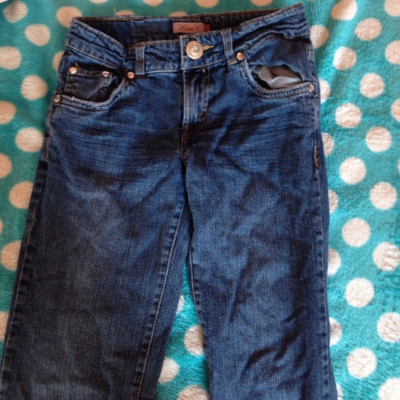 Medium wash denim jeans