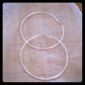Silver earrings