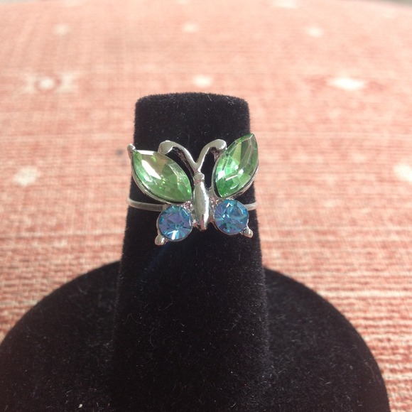 Crystal toe ring