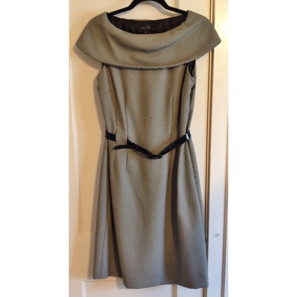 Gray Structured Dress - Picture 1 of 4