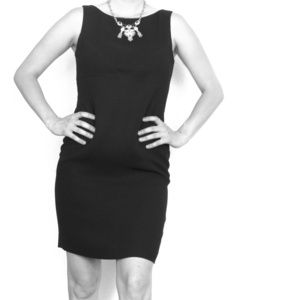 Little black shift dress