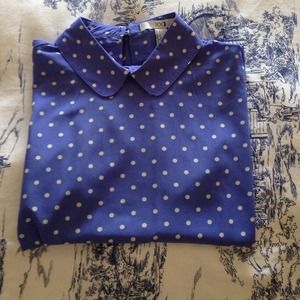 Polk-a-Dot Blouse. Great condition--never worn!