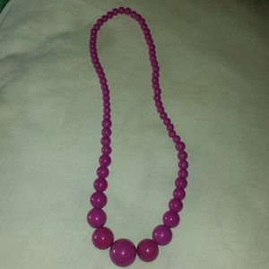 Pink necklace