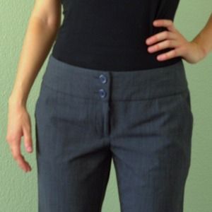 Dark grey slacks