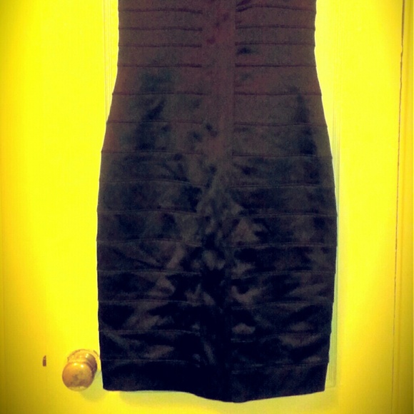 BLACK BONDAGE SEXY DRESS - Picture 4 of 4