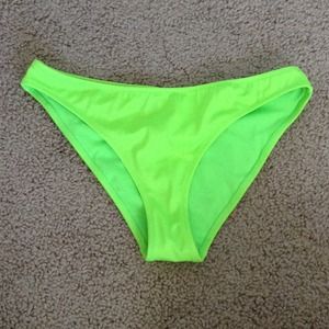 LIME GREEN BIKINI BOTTOMS