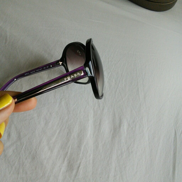 Authentic Prada purple frame sunglasses main image 4