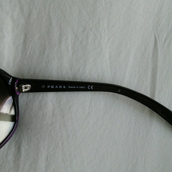 Authentic Prada purple frame sunglasses