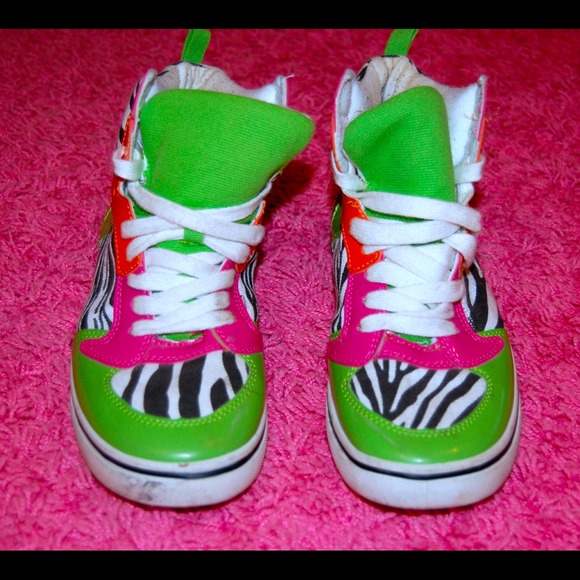 Colorful High-top Sneakers