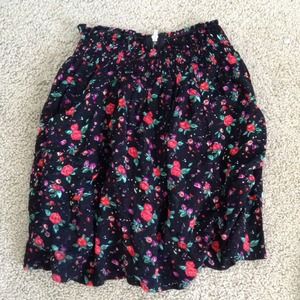 FOREVER 21 FLORAL SKIRT