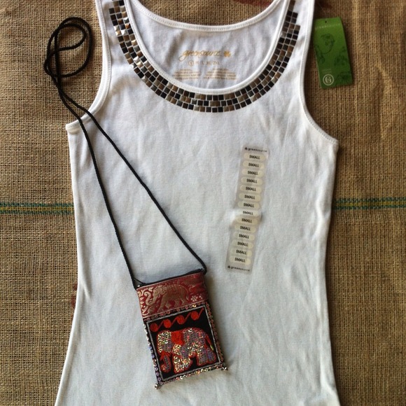 Tops - White Organic Cotton Tank NWT