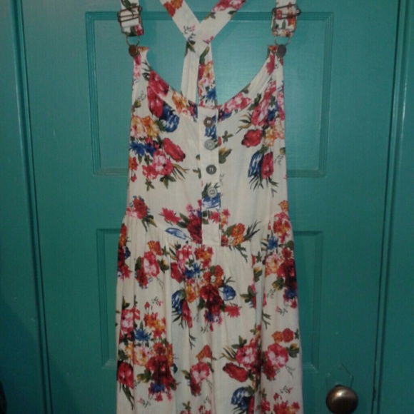 Floral boho skater dress